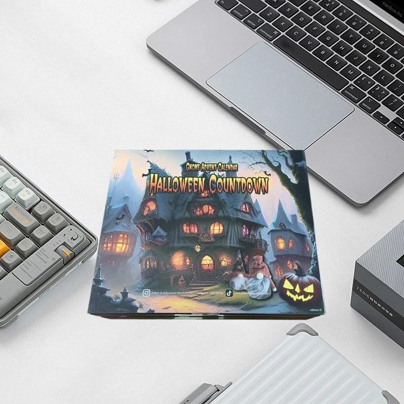 2024 Halloween Gnome Advent Calendar - 31 Collectible Dolls Countdown Calendar for Halloween Decorations | Perfect for Home, Party & Gift Giving