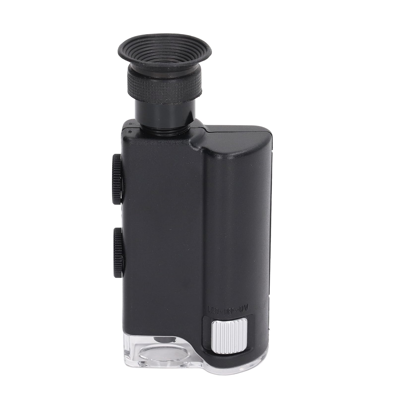 200X-240X Portable Handheld Microscope with UV Light - Pocket Mini Magnifier for Jewelry Appraisal, Coin Collecting & Science Exploration (Ideal for Jade, Gemstones & Hobbyists)