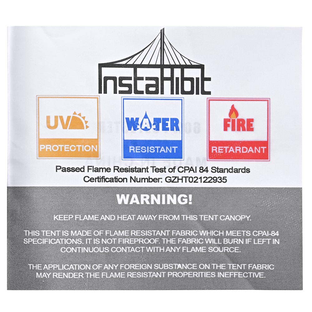 TheLAShop 15x7ft Canopy Sidewall Tent Walls - UV50+ Sun Protection, CPAI 84 Fire Resistant - Perfect for Outdoor Events, Camping, and Market Stalls