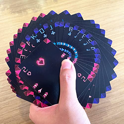 Black Knight Cardistry Playing Cards - Premium Poker Deck for Magic Tricks, Card Games & Parties | Durable Design for Kids & Adults | Perfect for Poker Nights, Magic Shows & Family Gatherings