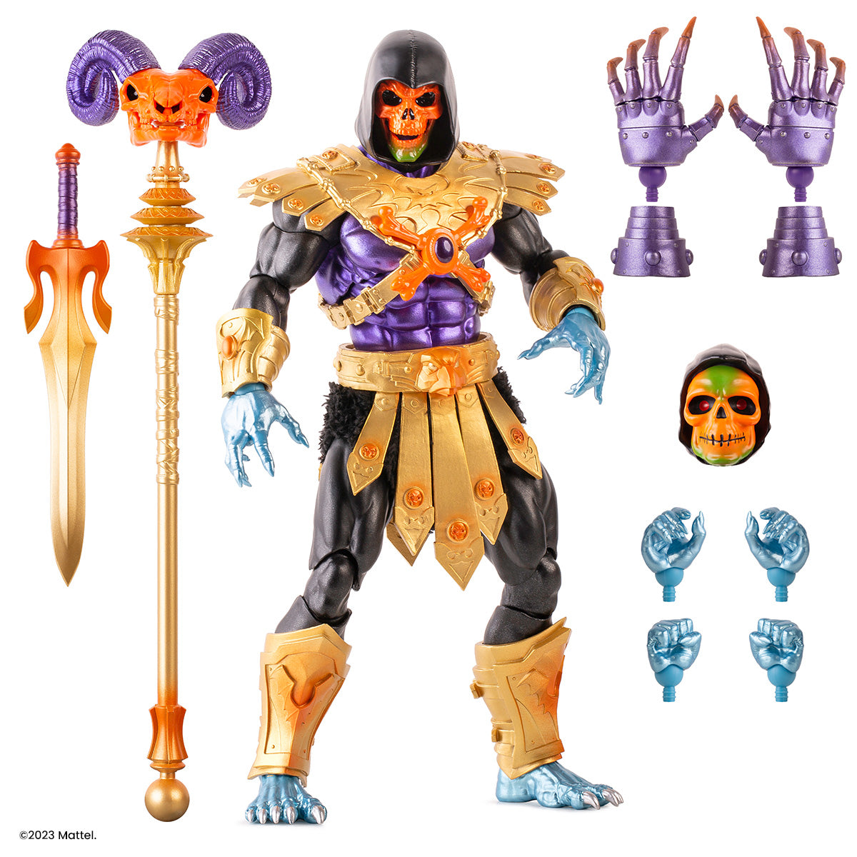 Masters of the Universe MOTUbi Disco Skeletor 1/6 Scale Collectible Action Figure - Perfect for Display, Gifts, and 80s Nostalgia Collections