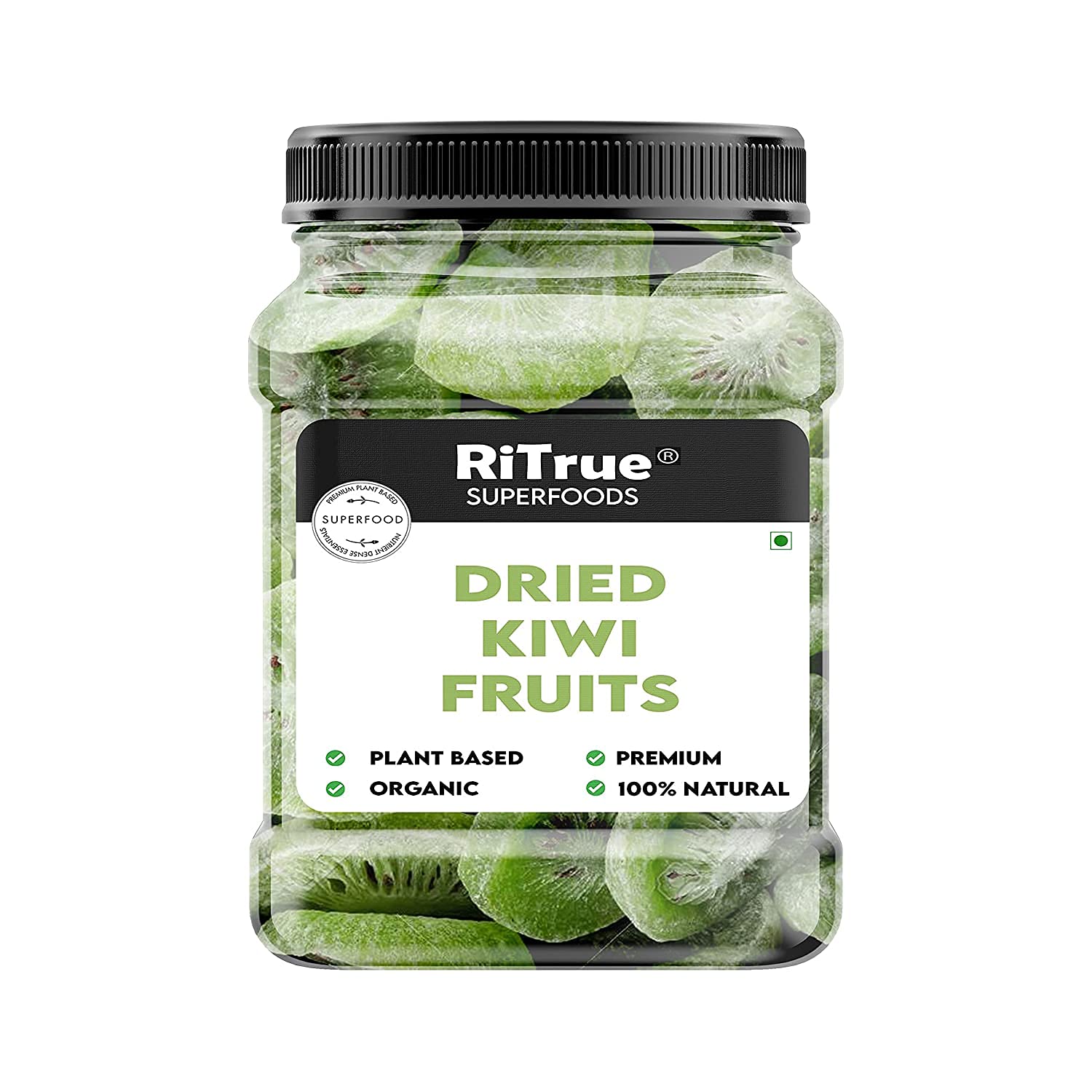 Organic Dried Kiwi Fruit Slices - 200g | Low Sugar, Gluten Free, Vegan, Non-GMO Snacks | Perfect for Healthy Eating, Lunch Boxes & On-the-Go Nutrition