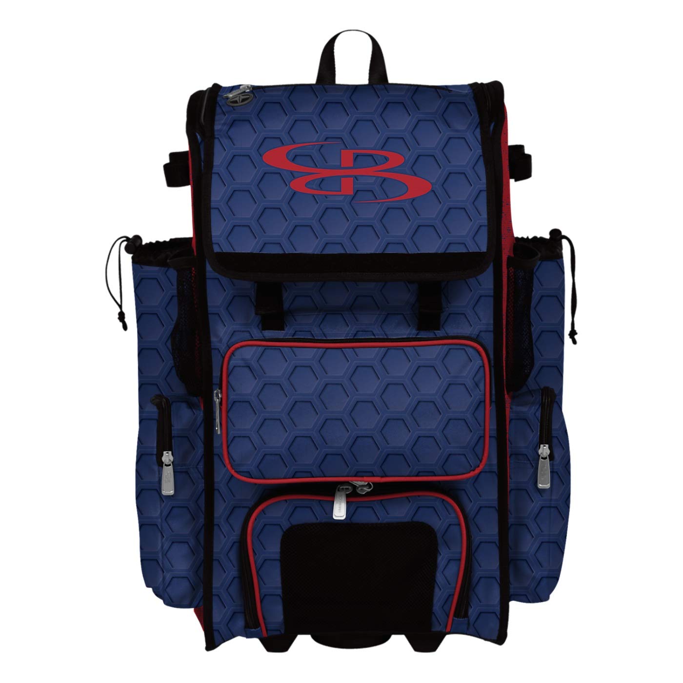 Boombah Rolling Superpack 2.0 3DHC Wheeled Baseball Softball Gear Bag - 23.5