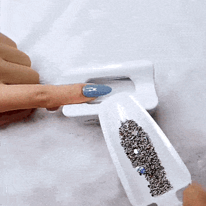 Professional Nail Art Powder Pouring Tray with Funnel - Perfect for Acrylic Nail Powder, Dip Powder & Nail Art Designs - Salon & Home Manicure Essential