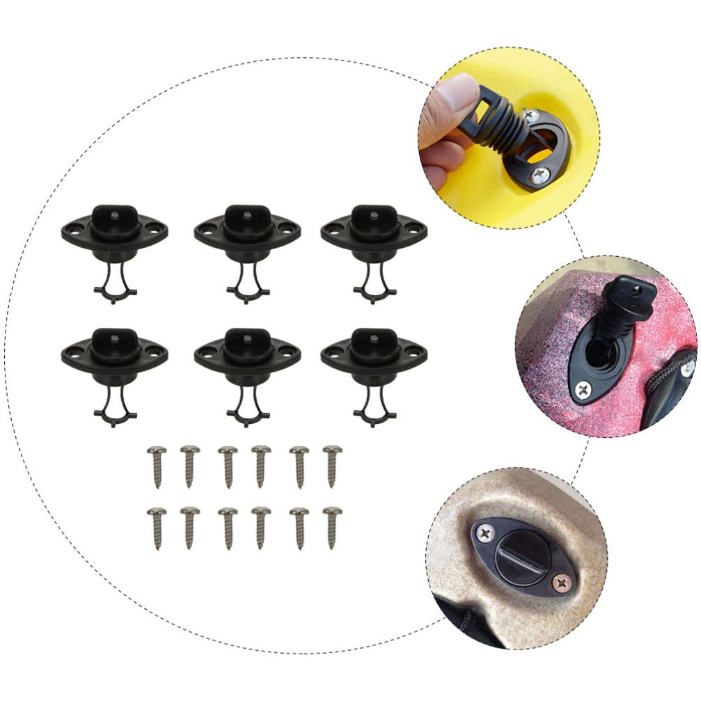 **2 Sets Kayak Drain Plugs - Boat Scupper Plugs for Kayak, Canoe & Hull - Waterproof Kayak Accessories for Outdoor Boating & Marine Use**