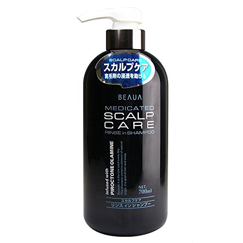 Beaua Medicated Scalp Rinse Shampoo for Dandruff & Itchy Scalp Relief - 700ml Bottle for Sensitive Scalp Care - Perfect for Daily Use & Scalp Treatment at Home