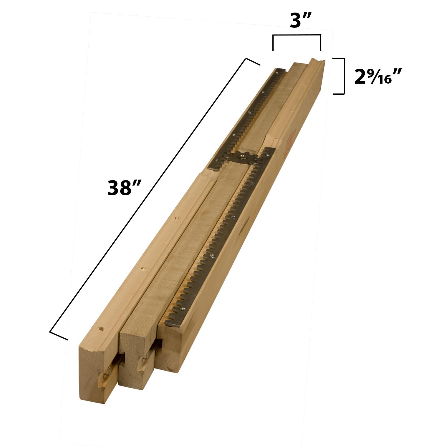 Premium Solid Wood Osborne Equalizer Table Slide Set for 4-Leg Tables - 38