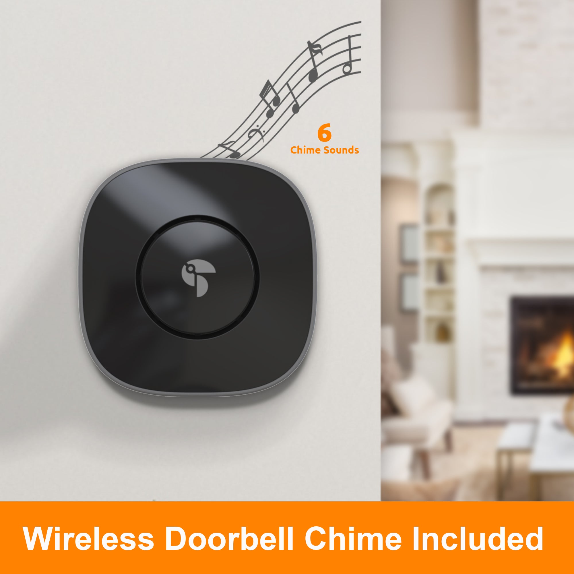 Toucan Wireless Video Doorbell PRO with Wireless Chime - 1080p HD, Two-Way Audio, Night Vision, Motion Detection - Perfect for Home Security and Smart Doorbell System
