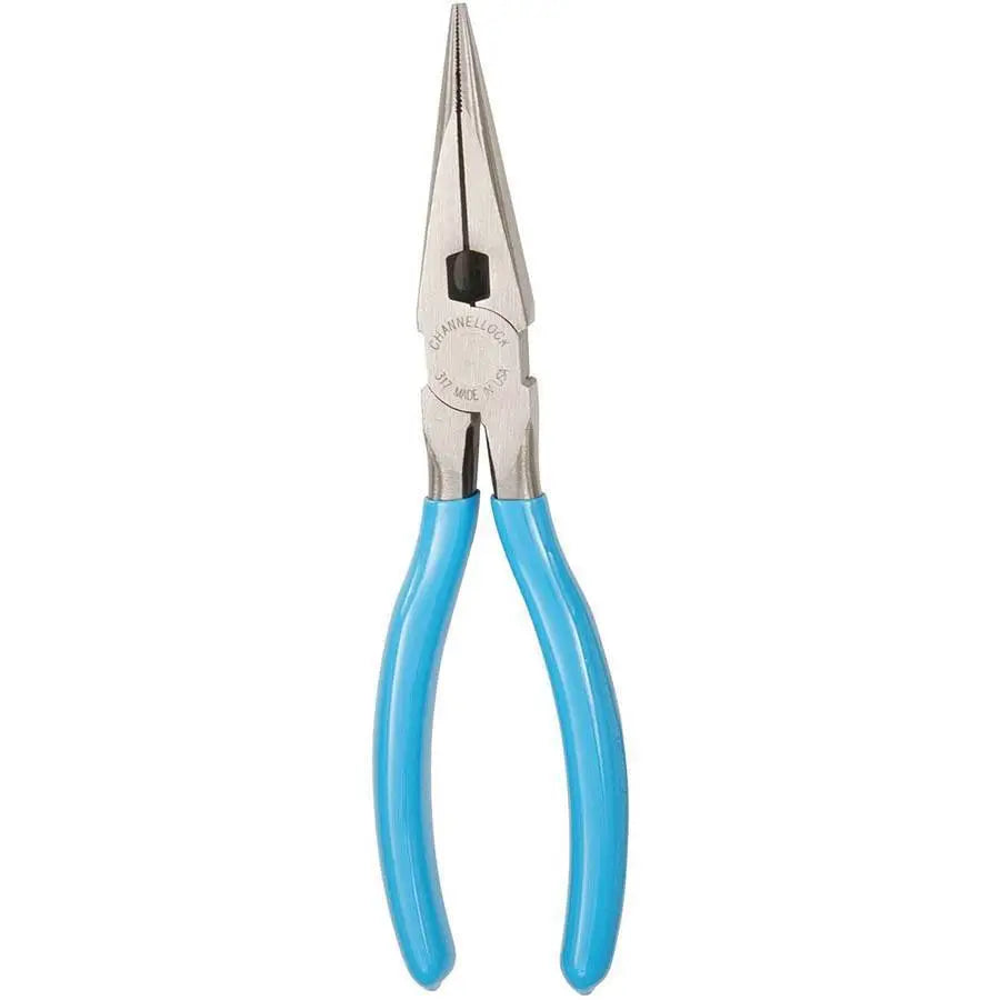 Channellock 7.5-Inch Long Nose Pliers with Side Cutter - 317 Professional Wire Cutting & Gripping Tool for Electrical Work, DIY Projects, and Home Repairs