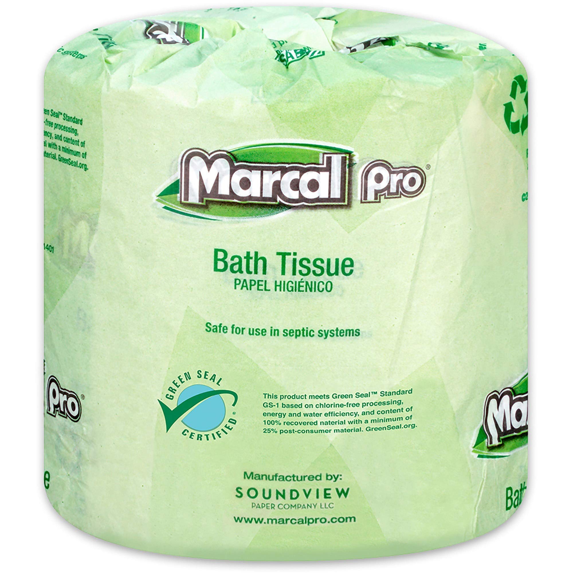 Marcal Pro 100% Recycled Bathroom Tissue, 4