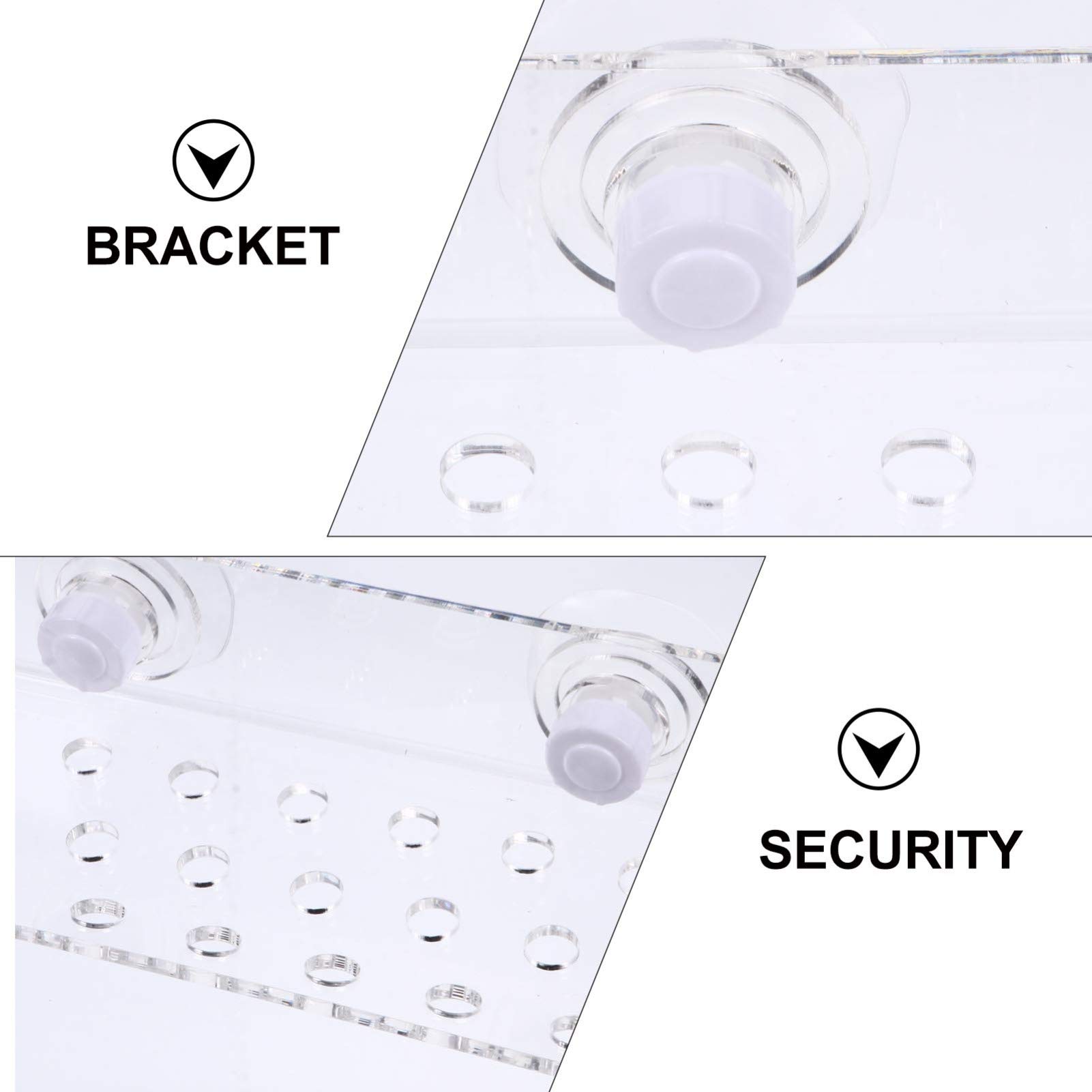 POPETPOP 32-Hole Magnetic Coral Bracket - Acrylic Frag Rack for Saltwater Aquarium, Coral Support Holder with Strong Magnetic Base - Perfect for Reef Tanks, Marine Aquascaping, and Coral Fragmentation