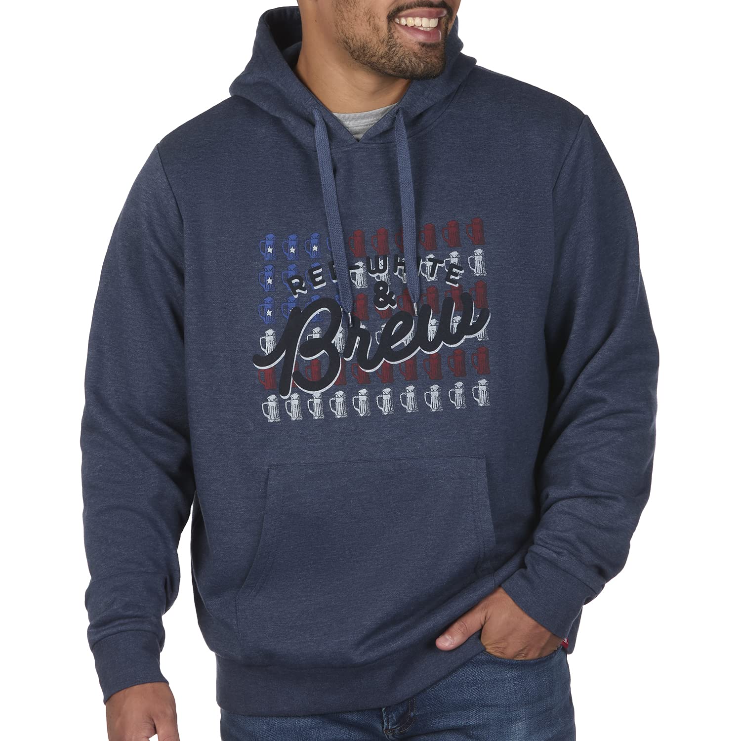 Coleman Graphic Double Layered Fleece Hoodie for Men & Women - Warm Winter Pullover with Hood - Perfect for Outdoor Camping, Hiking & Casual Wear