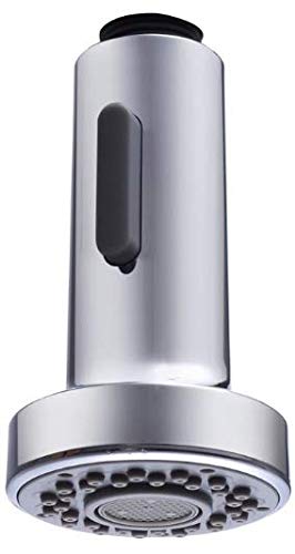 2-Function Pull-Out Kitchen Sink Faucet Head with G1/2 Connections - Polished Chrome Replacement Spray Head for Bathroom & Kitchen Faucets (Model 5) | Perfect for Washing Dishes, Cleaning Vegetables, and Rinsing Sinks