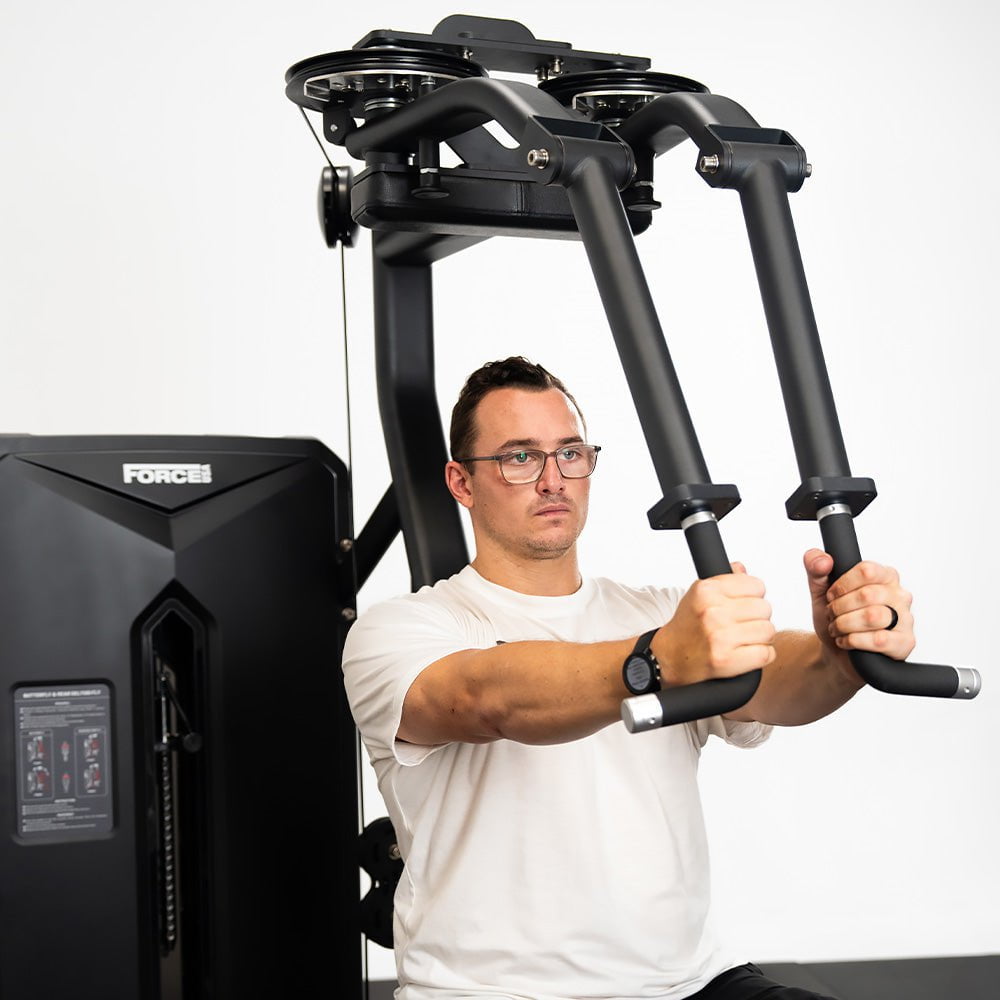 Force USA Solitude Rear Deltoid & Pec Fly Machine - Professional Gym Equipment for Home & Commercial Use - Perfect for Shoulder & Chest Workouts