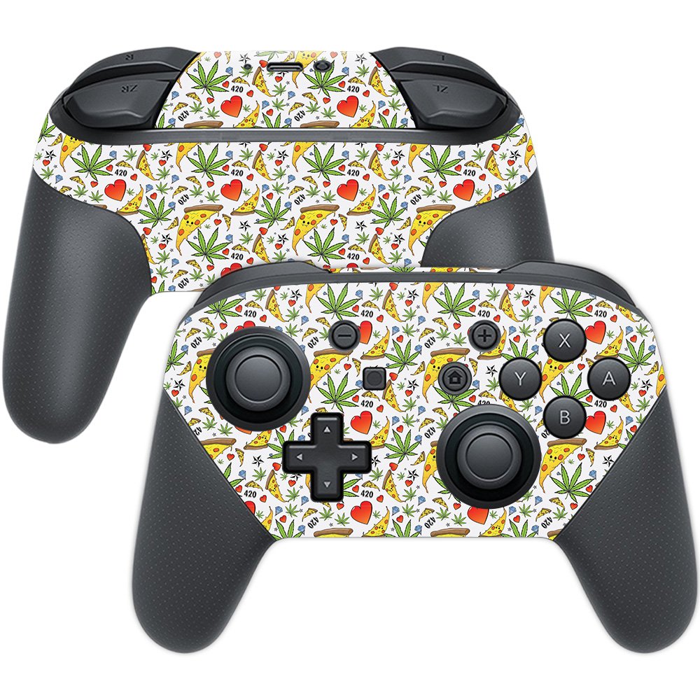 MightySkins Vinyl Decal Wrap Cover for Nintendo Switch Pro Controller - Munchies Design | Protective & Durable Skin | Easy to Apply & Remove | Made in USA | Perfect for Gaming, Travel & Customization