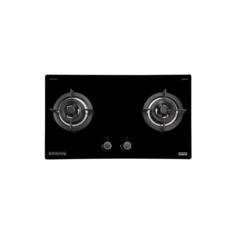 Europace ECH9188A 90CM Premium T Chimney Range Hood & EBH3291U OTIMMO 2-Burner 90CM Stainless Steel Built-In Gas Cooktop - Perfect for Modern Kitchens and Professional Cooking