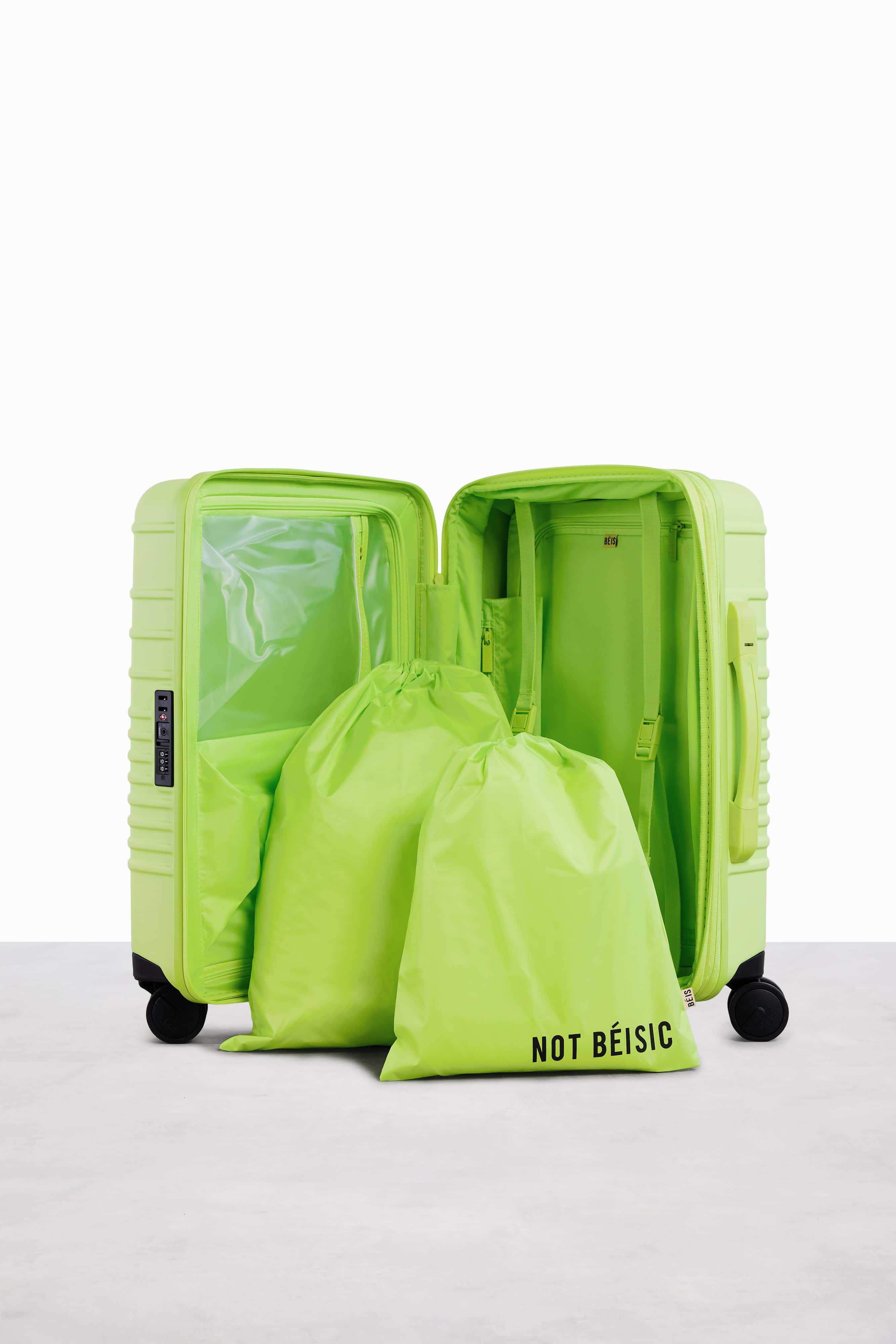 Citron Carry On Roller Luggage - Lightweight & Durable Suitcase for Air Travel, Business Trips & Weekend Getaways