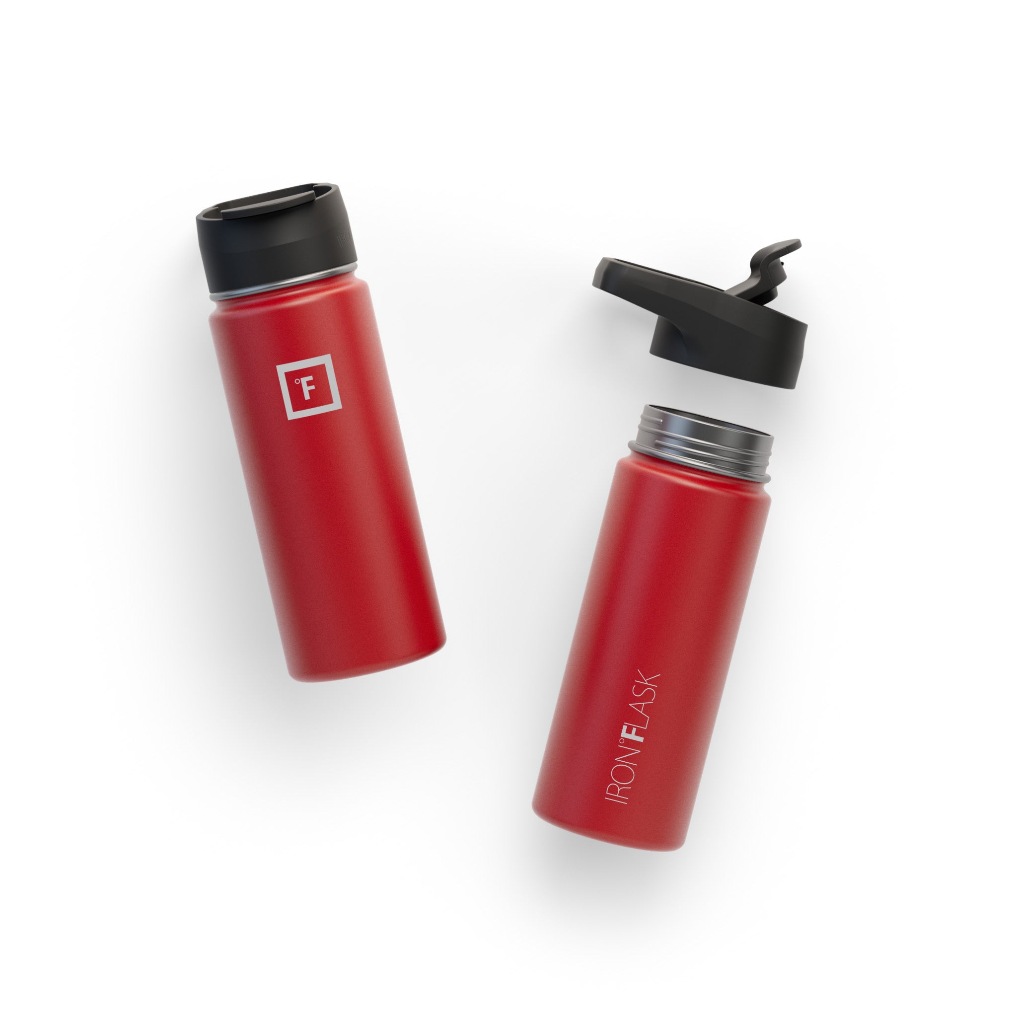 18 Oz Wide Mouth Water Bottle with Straw Lid - Leak Proof & BPA Free - Perfect for Gym, Hiking, Travel & Everyday Hydration