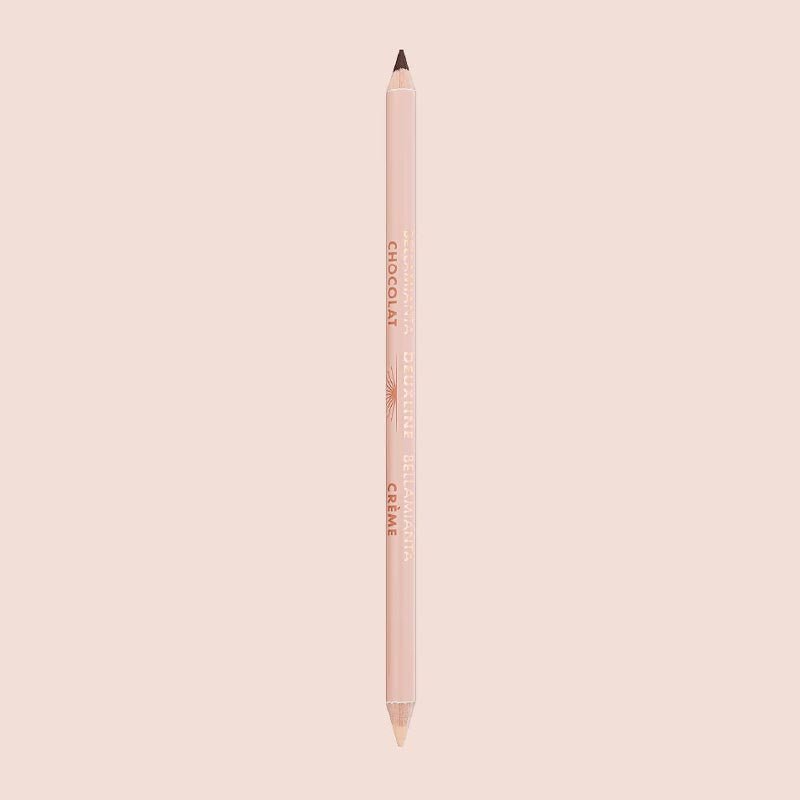 Bellamianta Deuxline Double Ended Eyebrow Pencil - Waterproof & Long-Lasting - Perfect for Eyebrow Shaping & Filling - Ideal for Daily Makeup & Professional Use