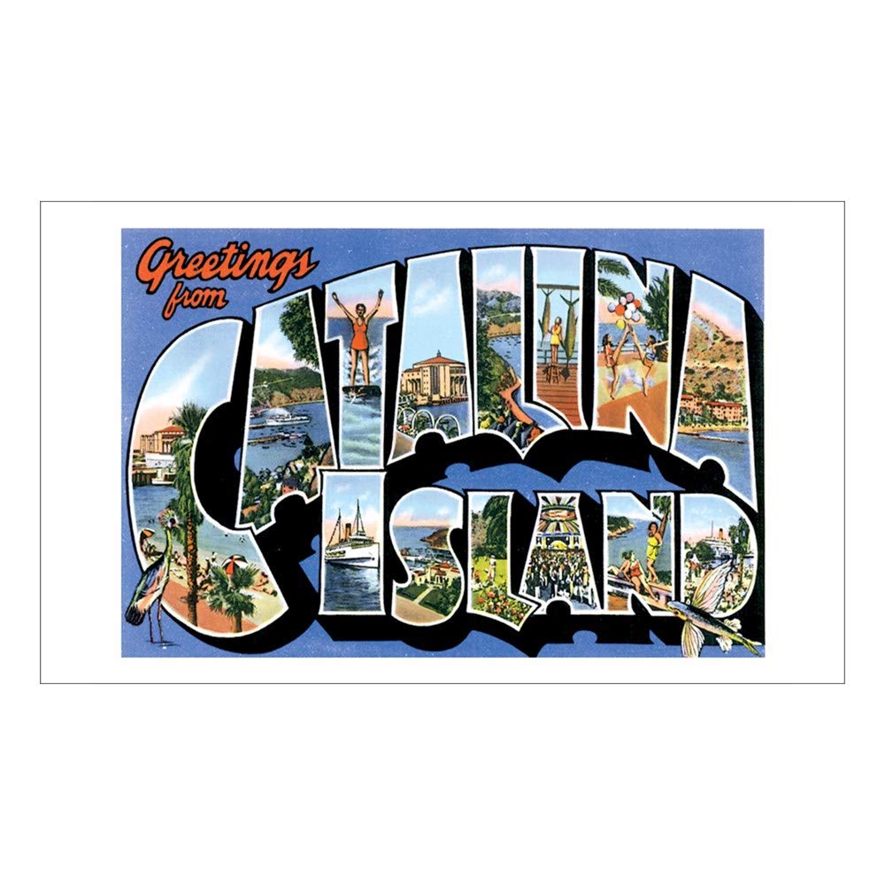 Catalina Island California Vinyl Bumper Sticker - 5 Inch Waterproof Decal for Cars, Laptops, Windows - Perfect for Travel Enthusiasts & Beach Lovers
