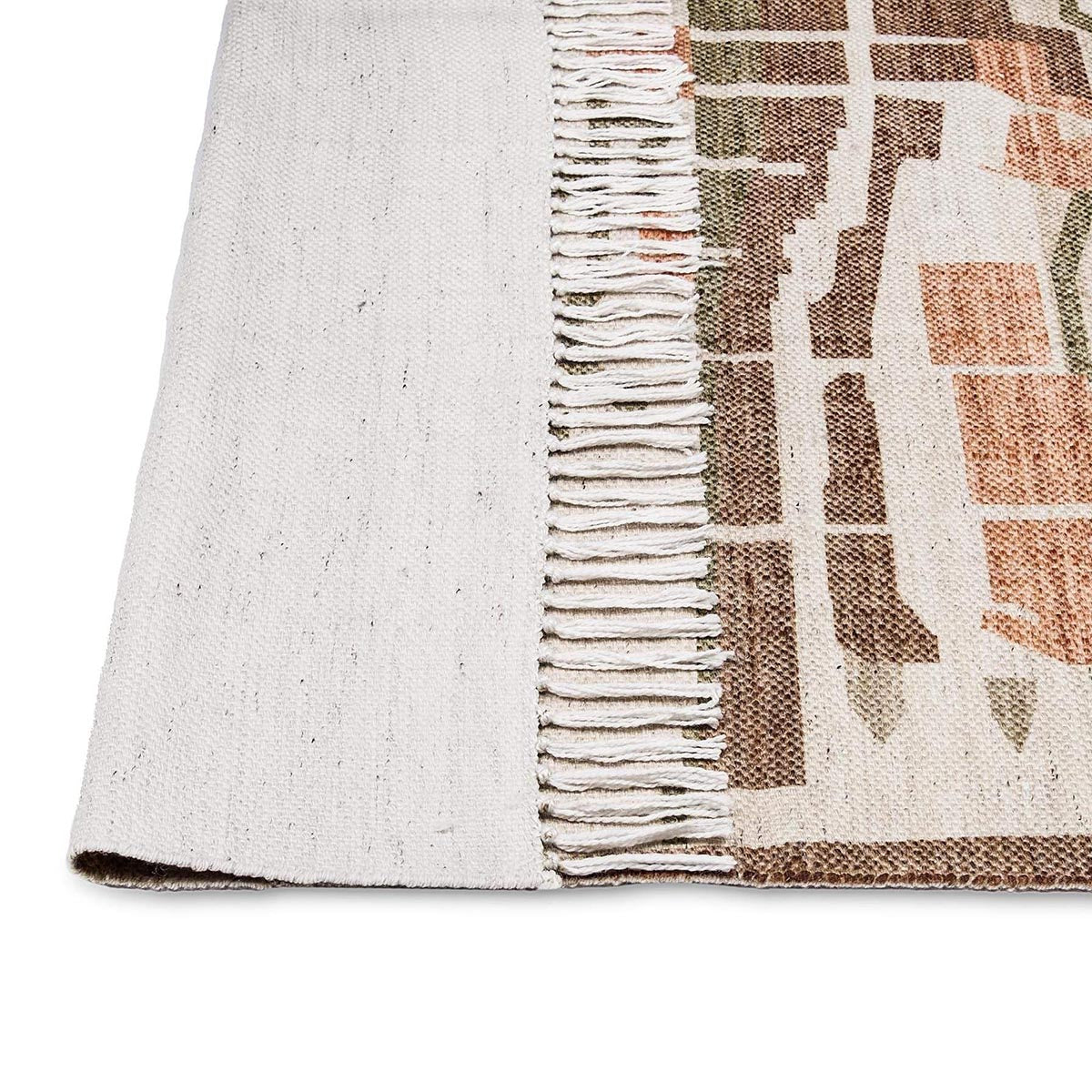 Allegra Abstract Tribal Runner Rug - Bohemian Style Non-Slip Hallway Carpet for Living Room, Bedroom & Entryway Decor