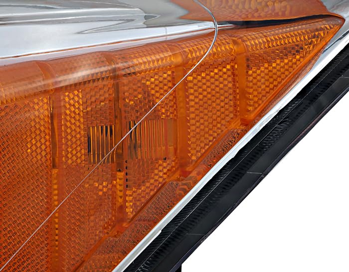 Honda CRV Headlights Replacement Set for 2007-2011 Models - Halogen Left & Right Lamps - Perfect for Night Driving & Foggy Conditions