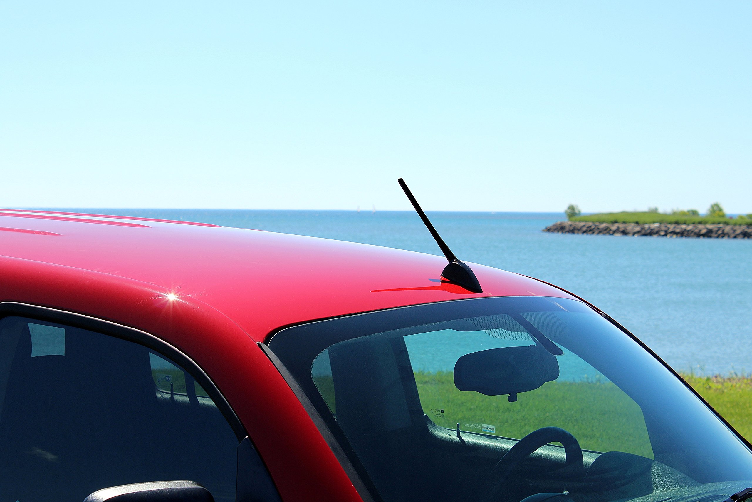 8 Inch Screw-On Antenna Compatible with Hyundai Elantra Wagon 2009-2012 | Satellite Radio Replacement | Car Accessories for Road Trips & Daily Commuting