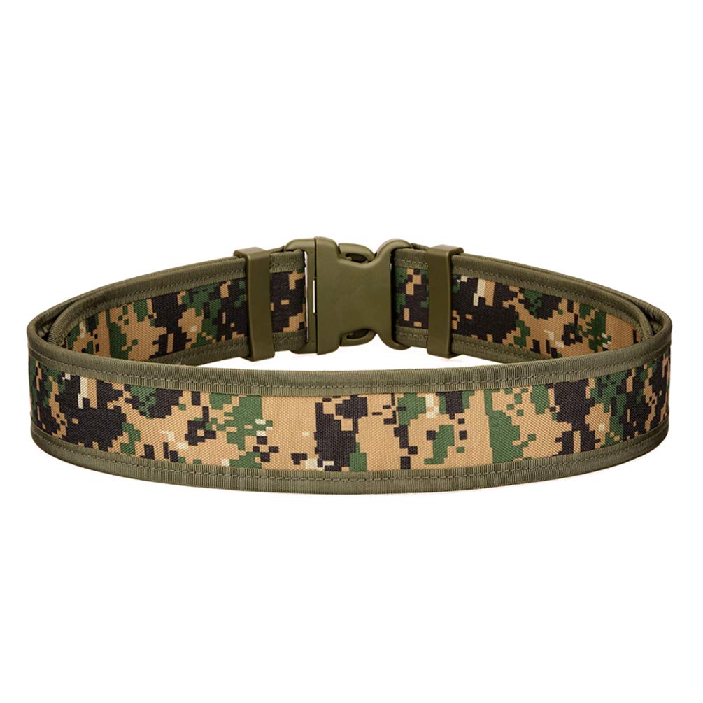 UNISTRENGH Heavy Duty Tactical Belt - Military Army Police Uniform Belt - Adjustable Waist Belt for Airsoft, Outdoor, Hiking & Duty Use - Durable Utility Belt for Men & Women