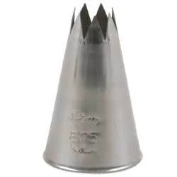Open Star Pastry Tip - Professional Stainless Steel Baking Decorating Nozzle for Cakes, Cupcakes & Cookies - Perfect for Birthday, Wedding & Holiday Desserts