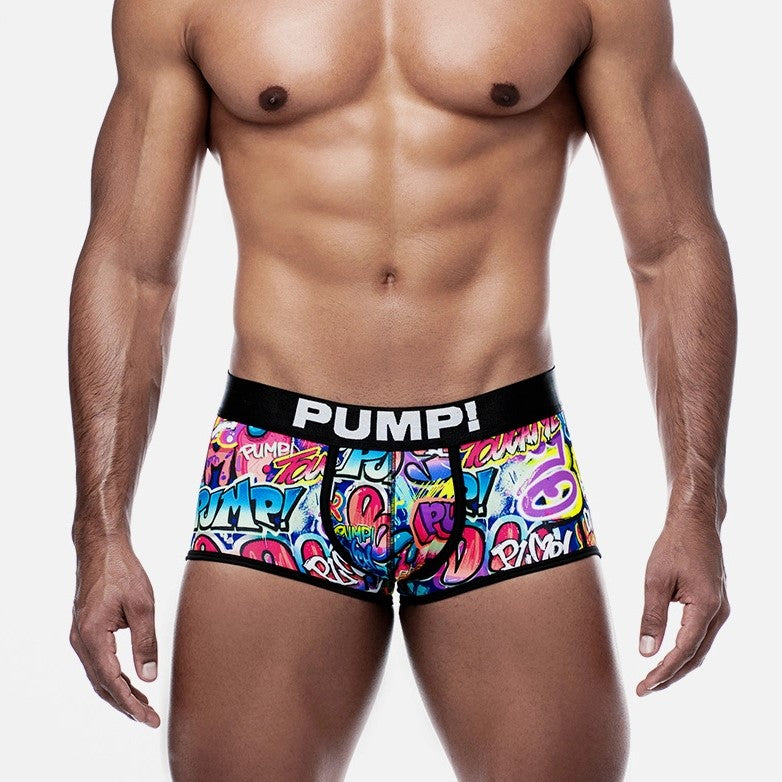 PUMP! Drip Boxer Graffiti - High-Quality Men's Underwear for Comfort & Style | Perfect for Gym, Workout & Everyday Wear