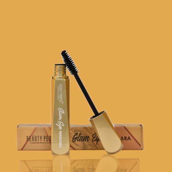 Beauty People Super Black Volumizing Mascara & Eyeliner - Waterproof, Long Lasting, Washable 12ml (Pack of 1) for Dramatic Lashes & Defined Eyes | Perfect for Day to Night Makeup, Parties, Weddings & Special Occasions