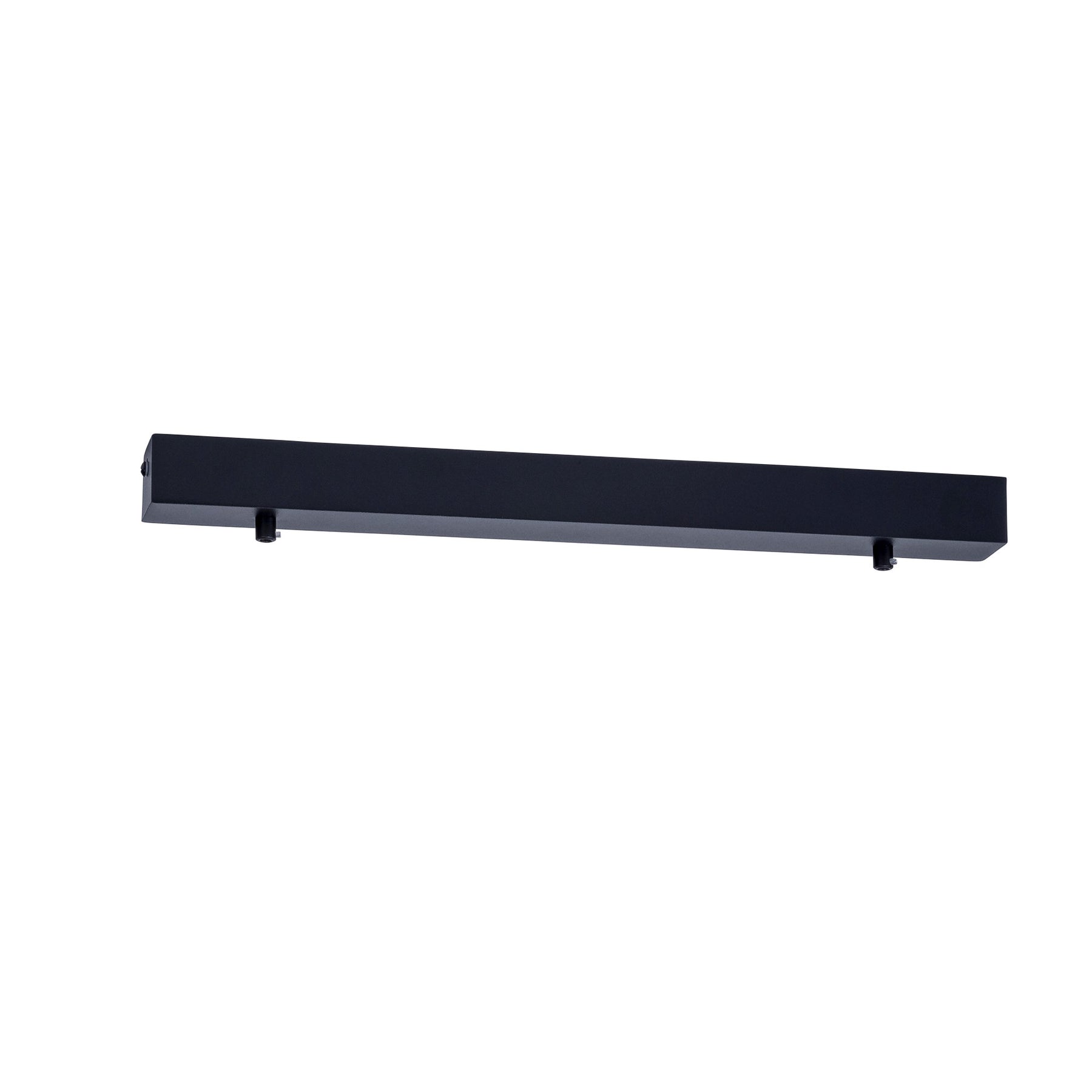 500mm Black Surface Mounted Rectangular 2-Light Canopy Fixture - Perfect for Hallway, Entryway and Staircase Lighting