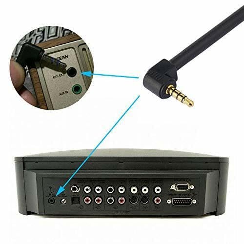 3.5mm FM Antenna Plug Connector Replacement for Bose Wave Music System - Compatible with Indoor Sound Radios, Bluetooth Stereo Receivers, AV Audio Video Home Theater Systems & HD Radio Tuners - Perfect for Enhanced Audio Reception & Signal Strength