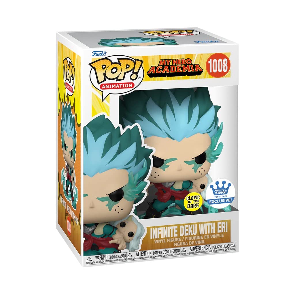 Funko POP! Animation: My Hero Academia - Infinite Deku with Eri Glow in The Dark Exclusive Collectible Figure | Perfect for Anime Fans, Gift Giving & Display in Home or Office