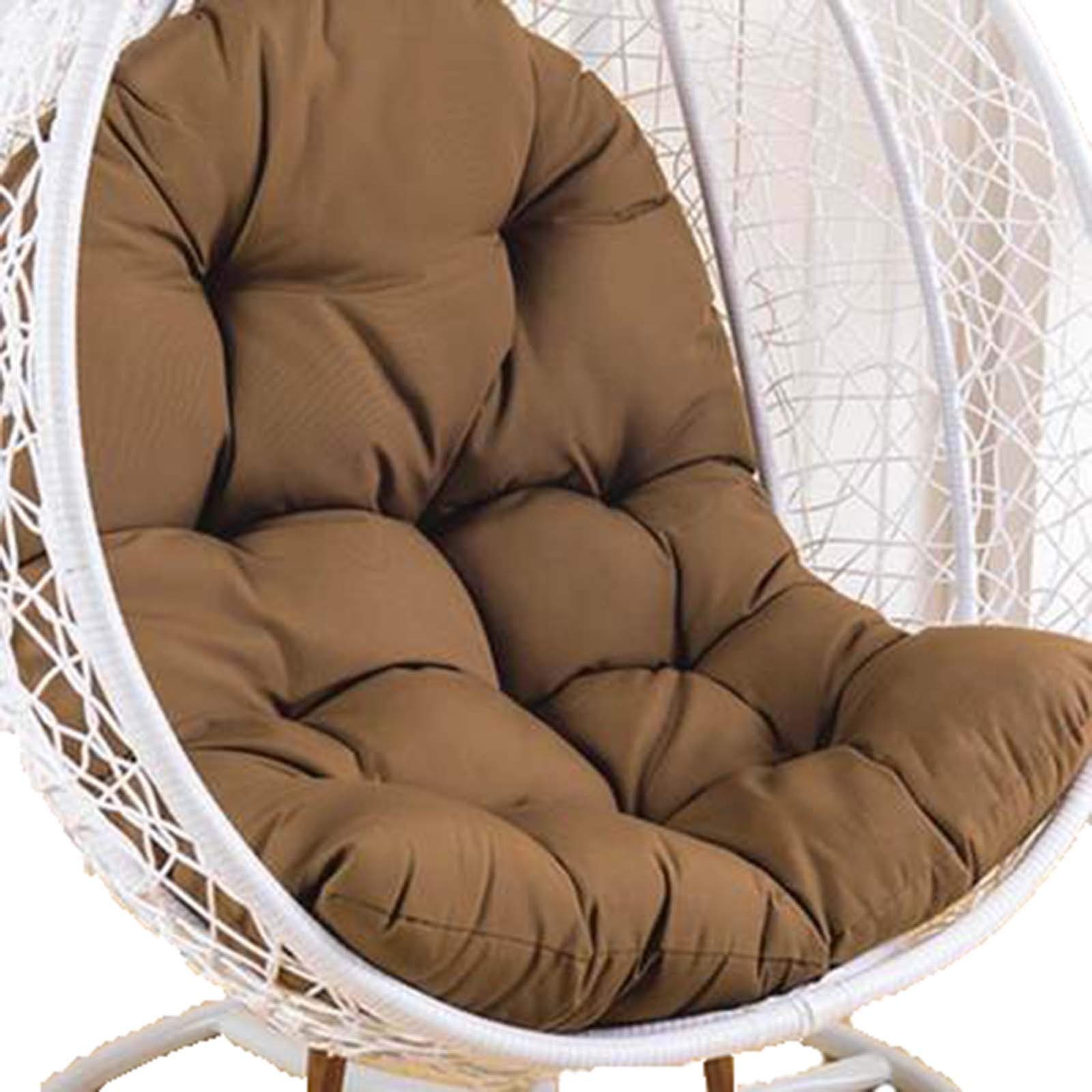 **SXFYHXY Hanging Egg Chair Cushion - Thick Outdoor Swing Seat Replacement, Waterproof & Sun-Resistant Patio Furniture Cushion Cover - Perfect for Garden, Balcony, and Backyard Relaxation**