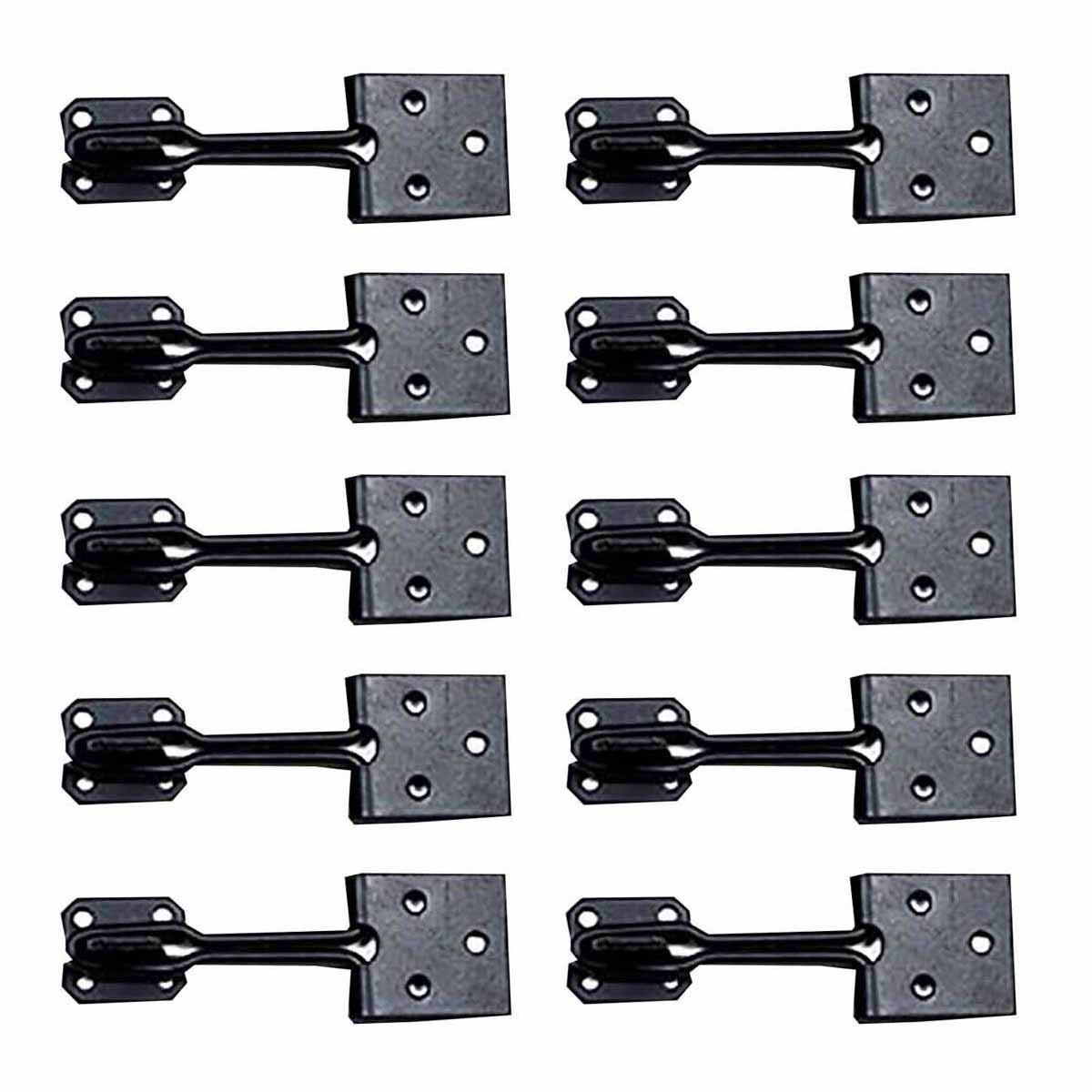 Black Wrought Iron Wire Hasp Lock 3