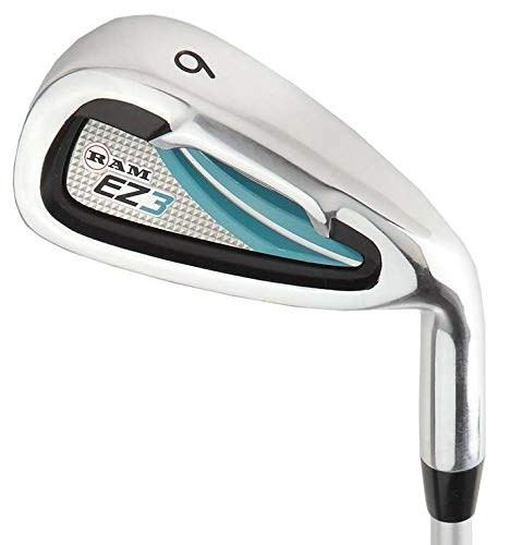 Ram Golf EZ3 Ladies Right Hand Iron Set 5-6-7-8-9-PW with Free Hybrid - Perfect for Beginners and Casual Golfers on the Course