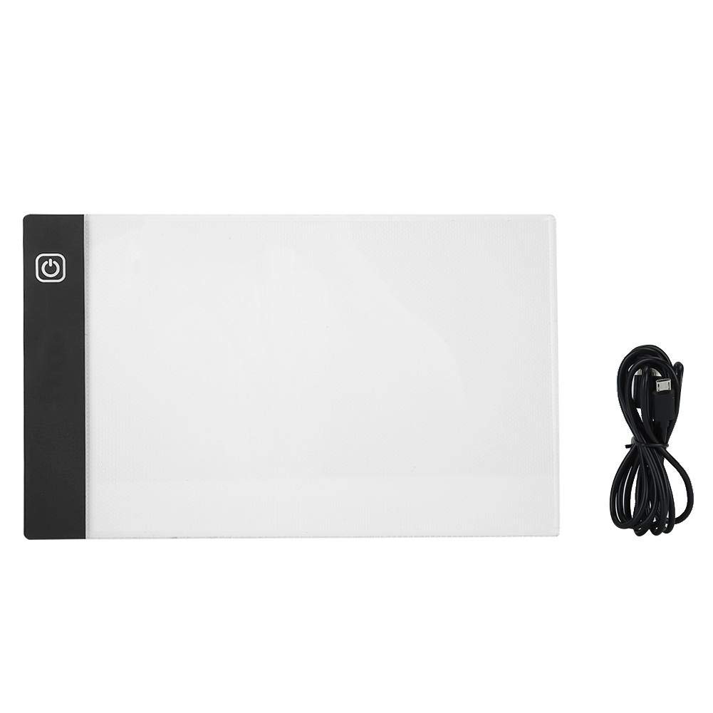 A4 Portable LED Light Box - USB Powered Dimmable Tracing Light Pad for Artists, Drawing, Sketching & Animation | Perfect for Artcraft, Calligraphy & DIY Projects