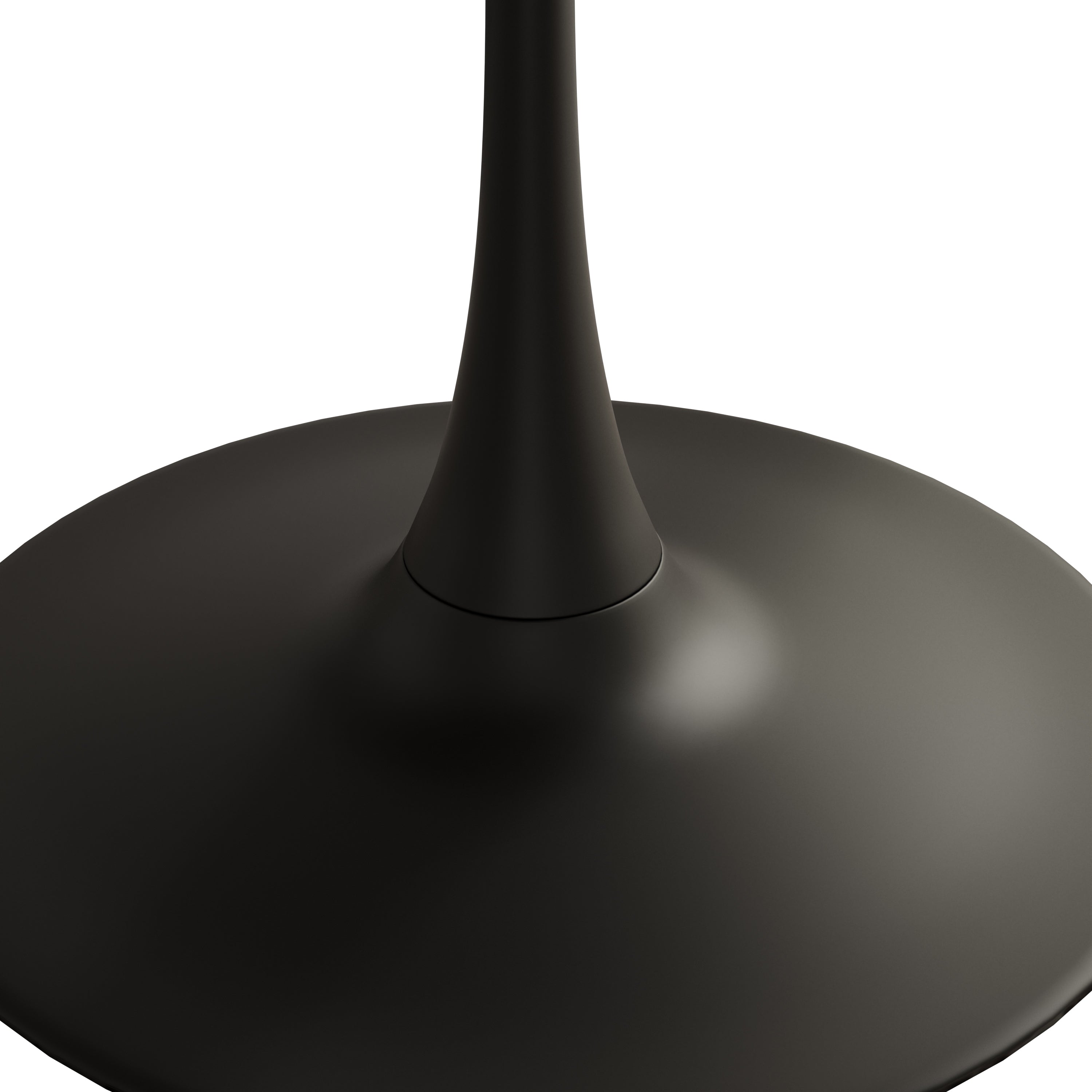 47 Inch Black Tulip Dining Table Set for 2 with Gray Chairs - Perfect for Small Spaces, Dining Rooms & Coffee Shops | Compact Modern Kitchen Table for Couples & Small Families