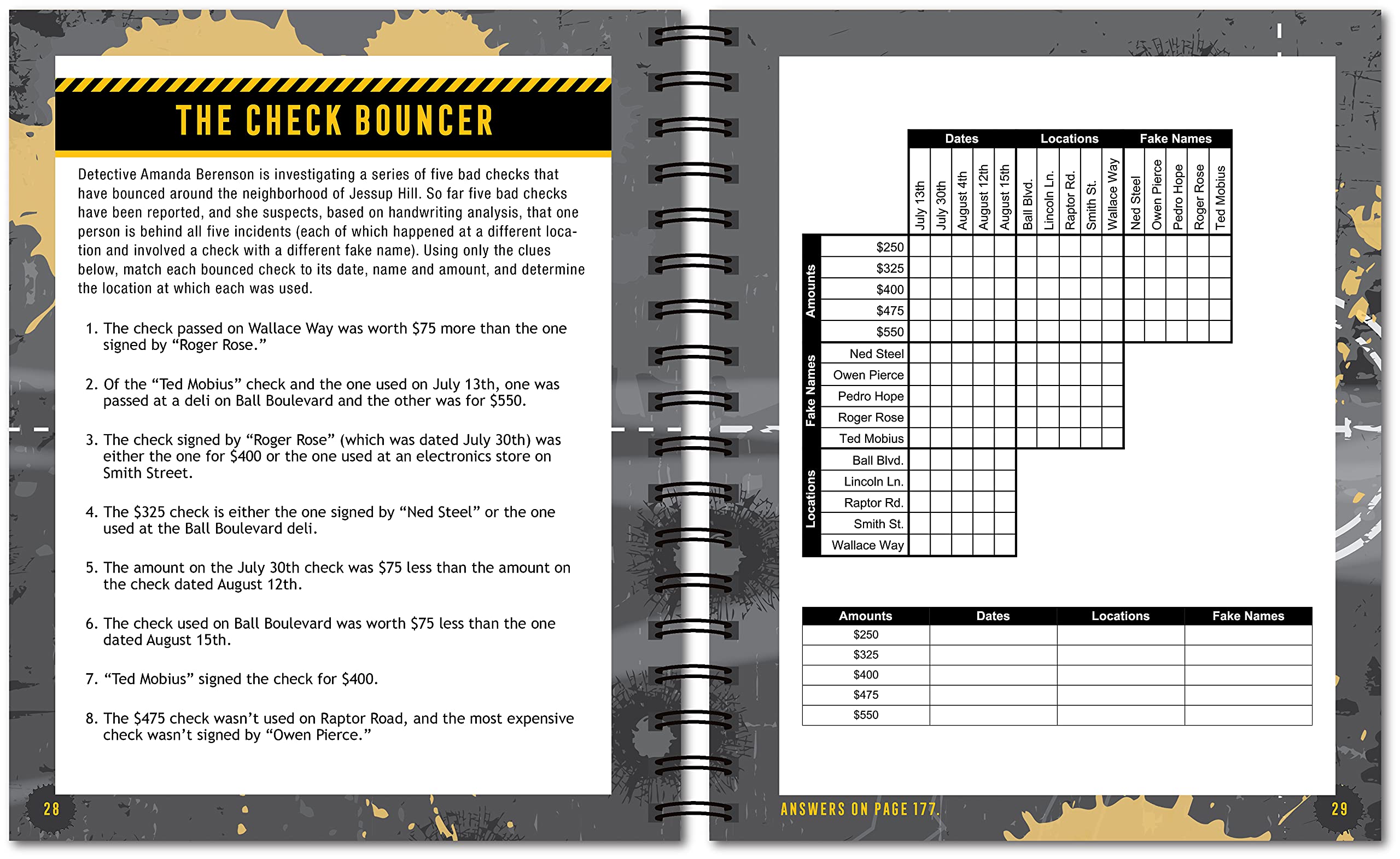 Brain Games - Persons of Interest Puzzles | Fun Logic & Memory Challenges for Adults & Teens | Perfect for Family Game Nights & Mental Exercise