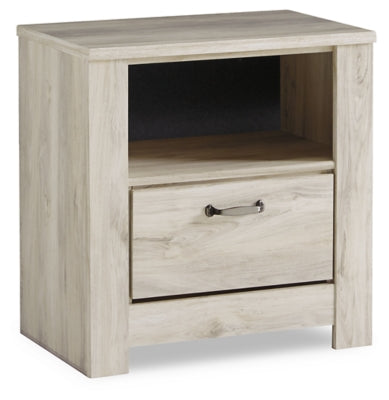 Bellaby Nightstand - Modern Bedside Table with USB Charging Port & Storage Drawer - Perfect for Bedroom, Living Room, or Dorm Room