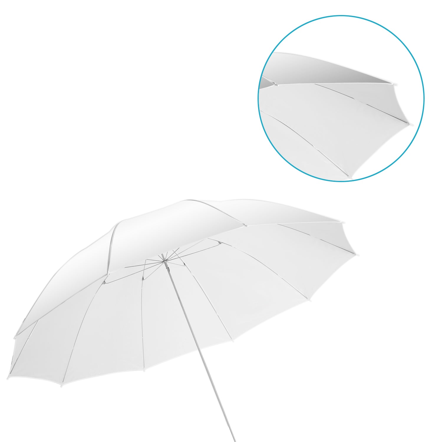 NEEWER 37/60inch Photography Translucent White Umbrella - Professional Light Diffuser for Studio, Portrait & Product Photography - Perfect for Indoor/Outdoor Photo Shoots, YouTube Videos & Live Streaming