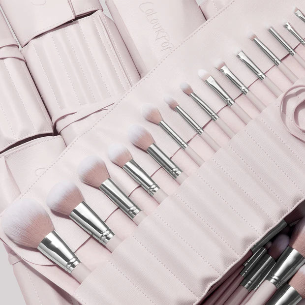 Colourpop Stone Cold Brush Set - Premium Makeup Brushes for Eyeshadow, Blending & Contouring | Perfect for Professional Makeup Artists & Beauty Enthusiasts