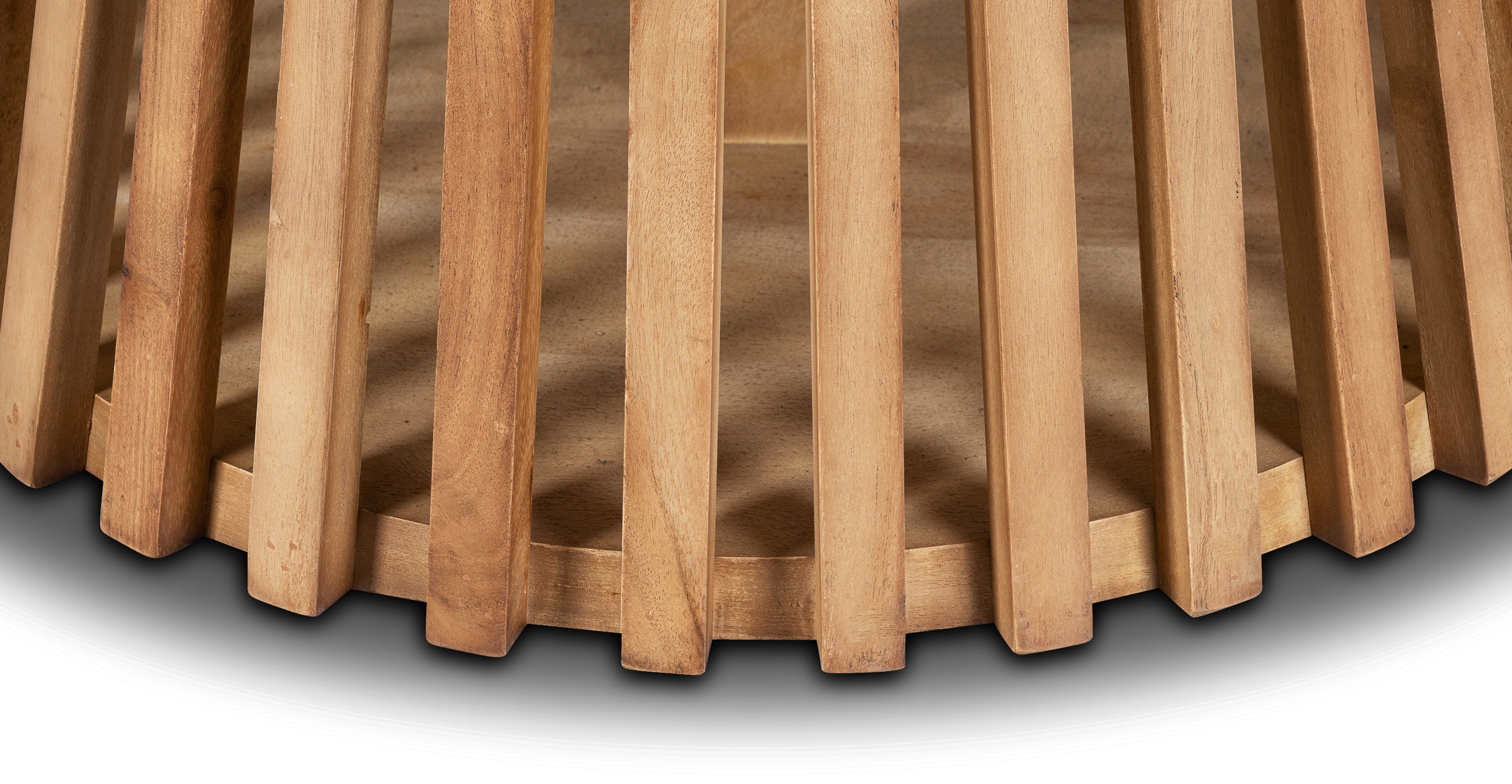 Gigi 46-Inch Round Dining Table - Modern Wood Kitchen Table for Small Spaces, Breakfast Nook & Cozy Family Meals