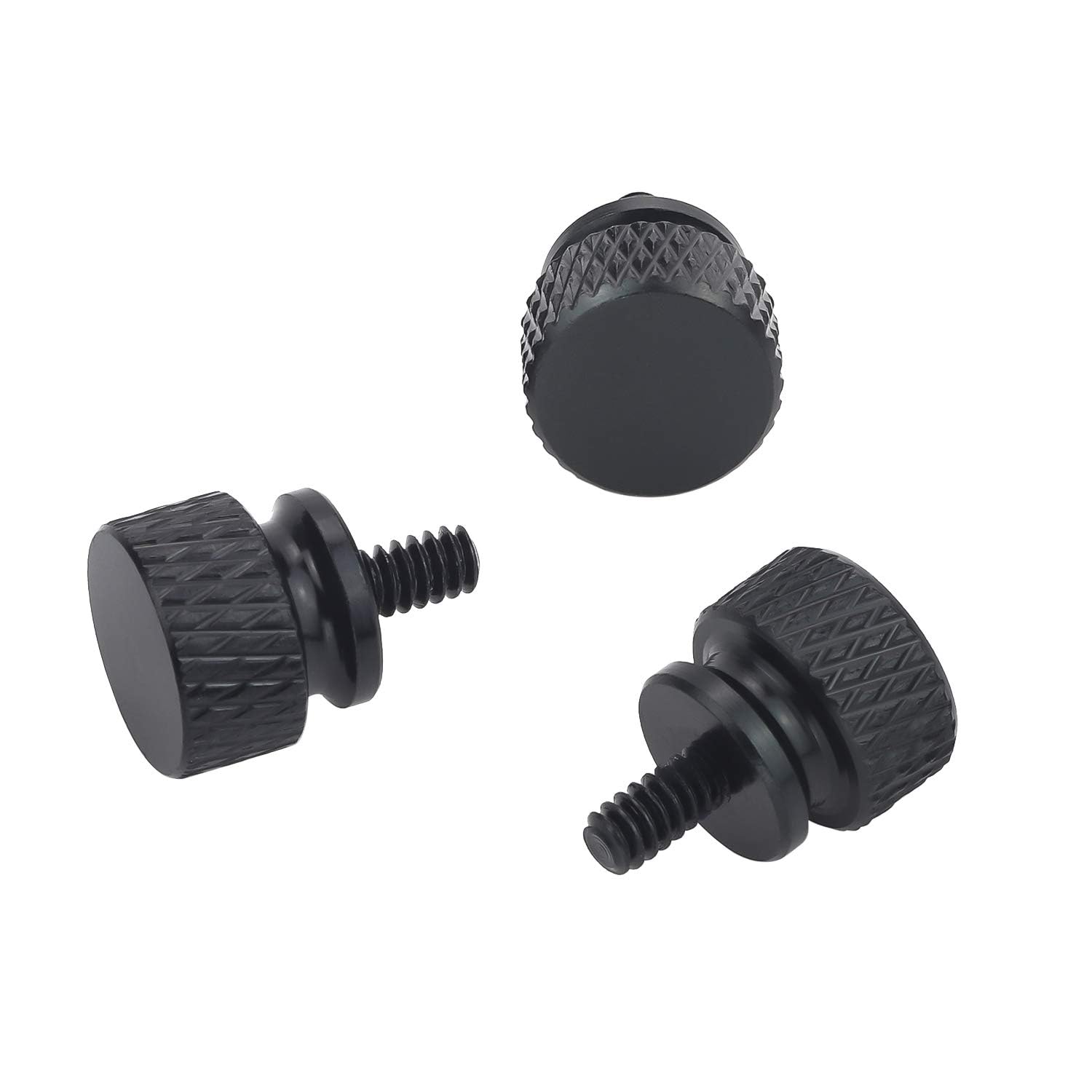 10PCS 6-32 Thread Black Thumb Screws for PC Computer Case & Power Supply - Easy Grip Hardware for DIY PC Builds & Upgrades