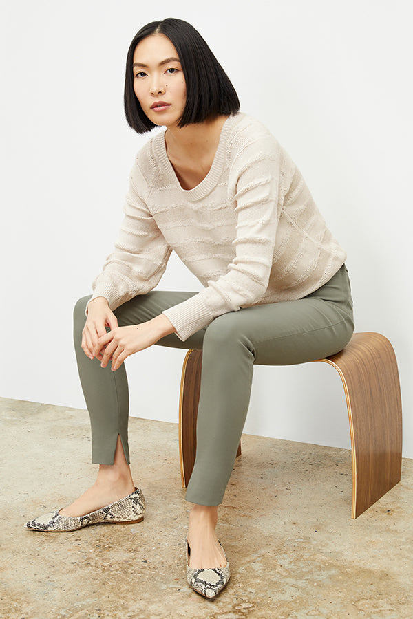 Skinny Foster PowerStretch Pants in Thyme - Comfortable & Stretchy Women's Activewear for Yoga, Running & Outdoor Adventures
