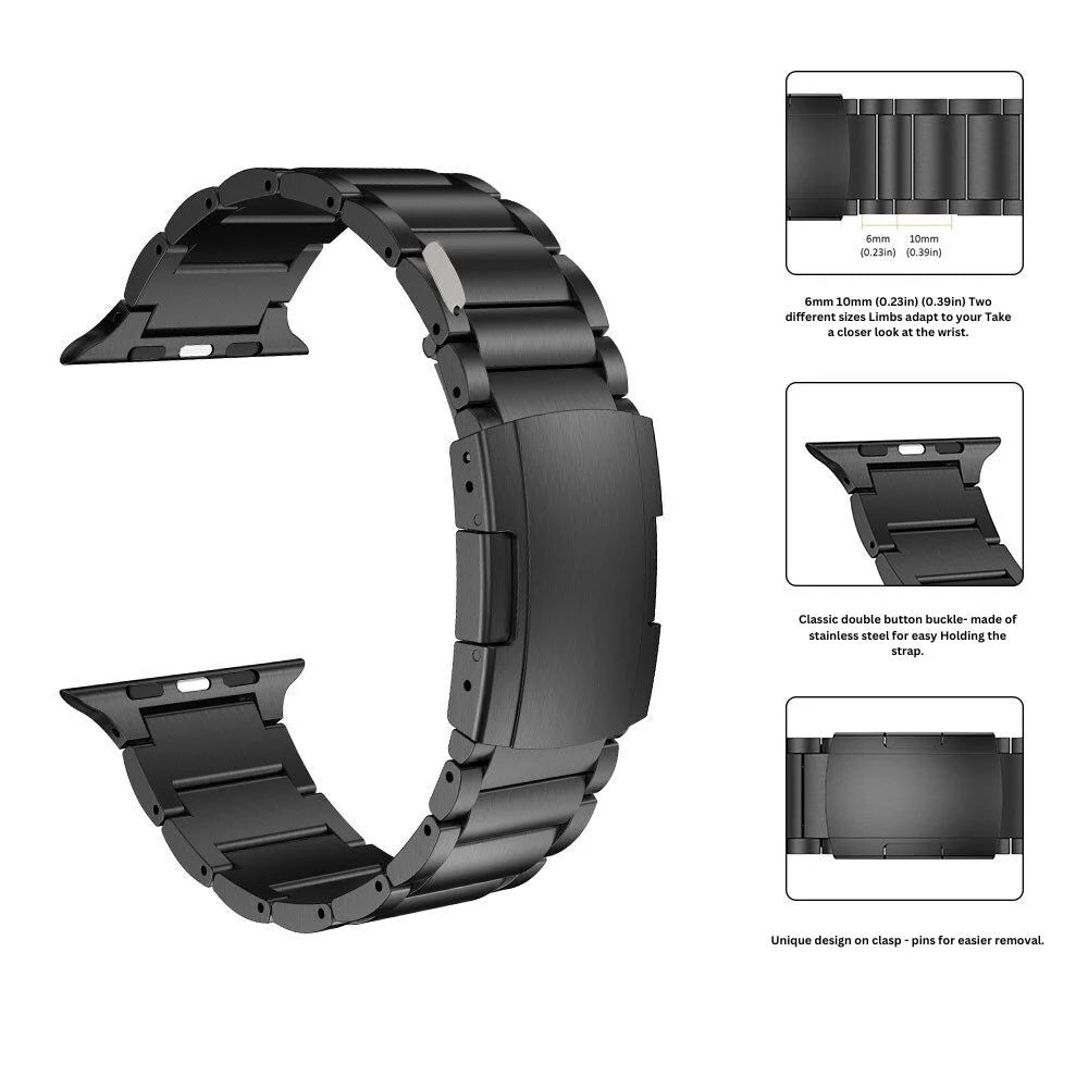 Premium Titanium Link Bracelet for Men & Women - Durable, Lightweight & Hypoallergenic - Perfect for Everyday Wear, Gifts & Special Occasions