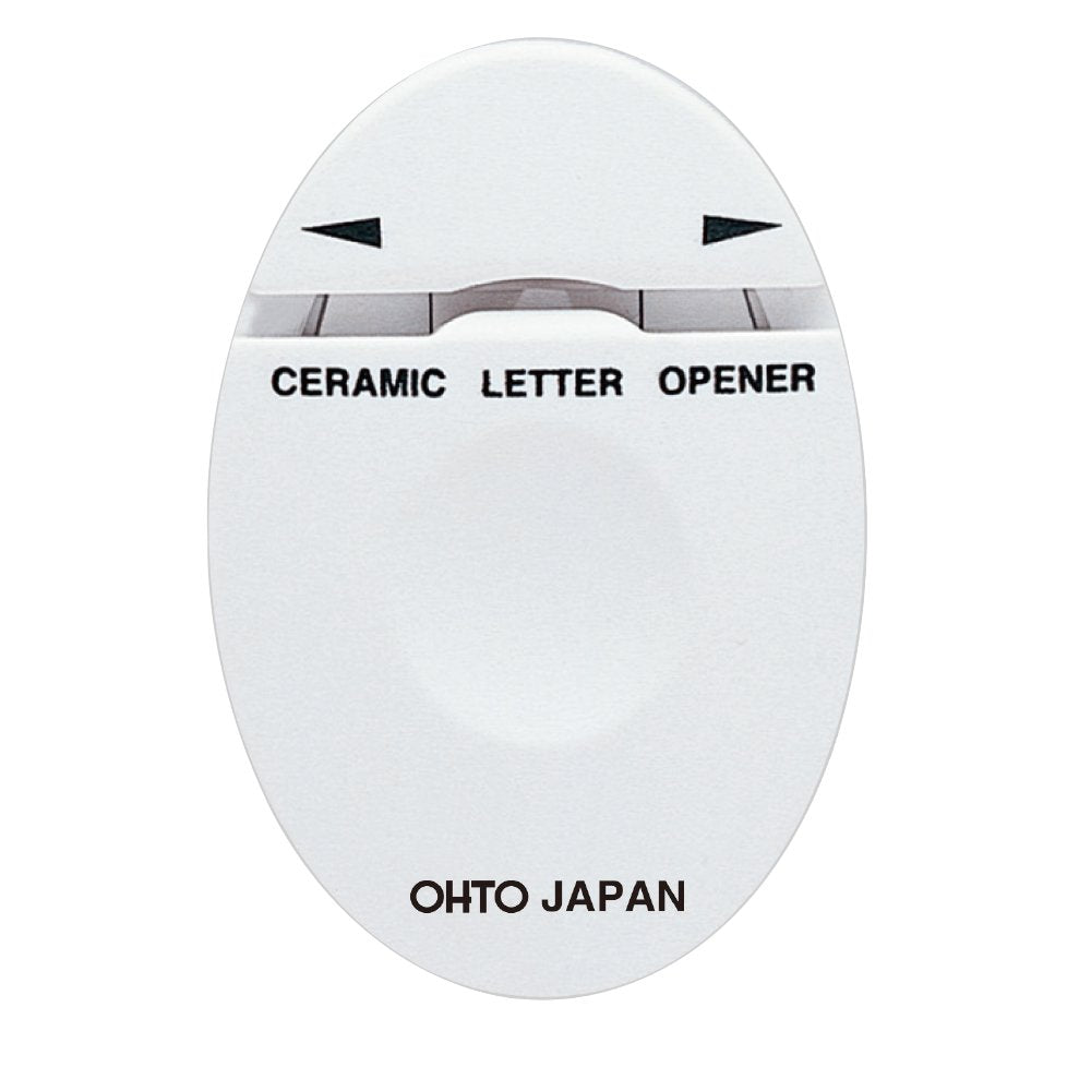 Premium Japanese Ceramic Letter Opener - Heavy Duty Ohto Easy Mail Opener for Office, Home & Gift Giving - Smooth Envelope Slitting Tool for Letters, Packages & Documents