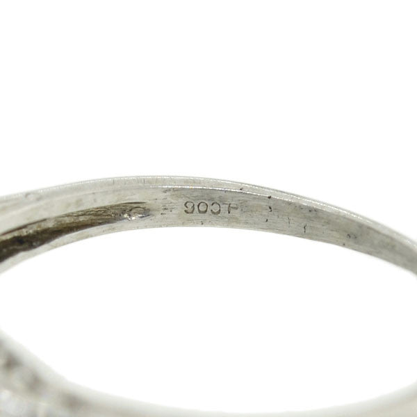 Art Deco Platinum Diamond Engagement Ring 0.59ct - Vintage Style Wedding Band for Women - Perfect for Proposals, Anniversaries & Special Occasions