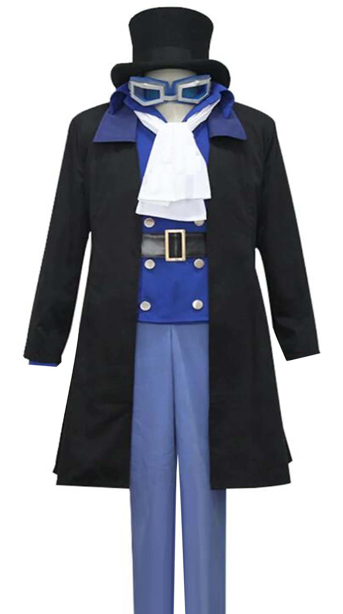 Anime Sabo Cosplay Costume Set for Men - Cloak, Coat, Pants & Belt - Halloween & Christmas Cosplay Outfit | Perfect for Conventions, Cosplay Events & Themed Parties